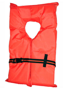 Type II Life Jacket, Orange, Adult