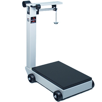 Portable Scale, Mechanical Beam, 19" x 28", 500 Lb Capacity