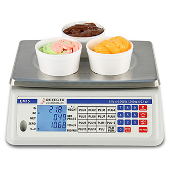 Price Computing Scale, Electronic, 13.4" W x 13.4" D, 240 oz capacity