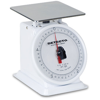 Top Loading Rotating Dial Scale, 5.75" x 5.75", 5 Lb Capacity