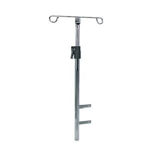 DETECTO Adjustable Chrome IV Pole