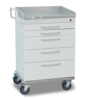 DETECTO Multi-Storage Bin with Accessory Rail for Rescue Cart