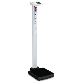 solo Digital Clinical Scale, Mechanical Height Rod, 550 lb x 0.2 lb / 250 kg x 0.1 kg