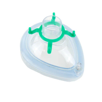 Air Cushion Mask Size w/Valve  #3  (Green Hook), Small Adult, 20/cs