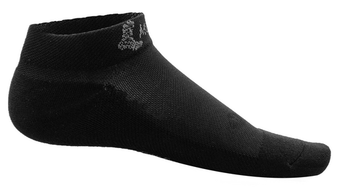 GRAD COMP ANKLE SOCKS PERF BLK PR MD 20-30 mmHg