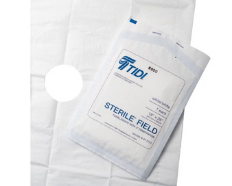 Drape Field Sterile White 3in Fenestration 18 x 26, BX/50EA