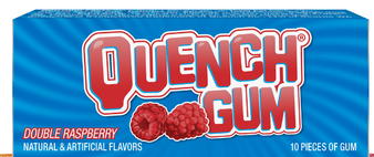 Gum 10-stick pack, Double Raspberry combo (tray of 24 packs)