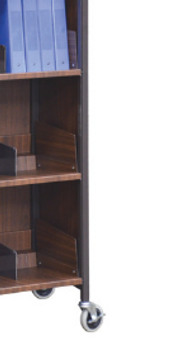 VERSA RACK 3 SHELF - CABINET STYLE - WOODGRAIN