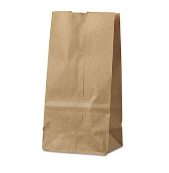 Bag Paper Duro Brown Kraft 2lbs, BX/500EA