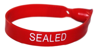 PLASTIC NUMBERED TRUCK SEALS RED