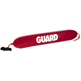 40" Rescue Tube with Brass Clips and GUARD Logo, Red