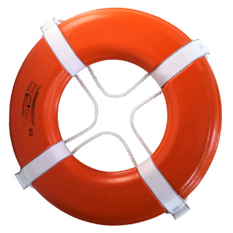 24" Ring Buoy, USGC Approved, Orange ($1 discount for case 6 pcs)