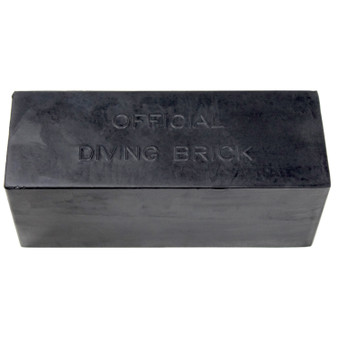 Black 10 LB Rubber Diving Brick