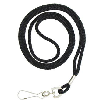 Premium Rope Lanyard, Black