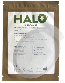 HALO CHEST SEAL (2 PER PACK) - NONVENTED