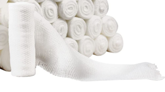 Rolled Stretch Gauze Bandage - 4" X 4.1yd