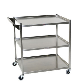 24" x 30" x 34"H Utility Cart with 3 shelves