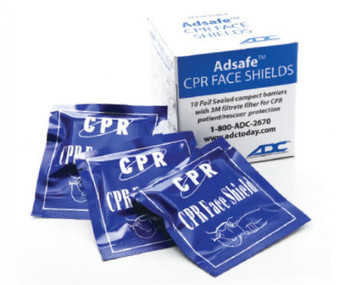 Adsafe CPR Face Shield Replacement SHIELD, KEYCHAIN REPLCMNT FACE(10/PK)