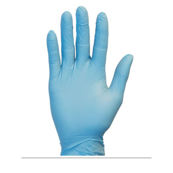Glove, 6 Mil, Blue Powder Free Nitrile, 100/BX 10BX/CS, MD