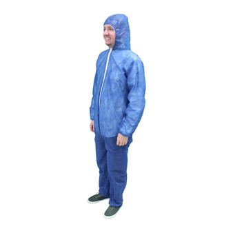 Coverall blue protection ppe