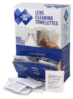Pre Moistened Anti-Fog Lens Cleaning Towelettes, 100BX 10BX/CS