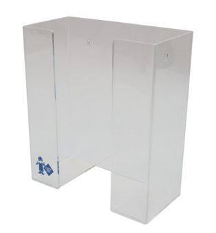 Wall Mount Acrylic Dispenser Holds 4 boxes, Sold by the Each