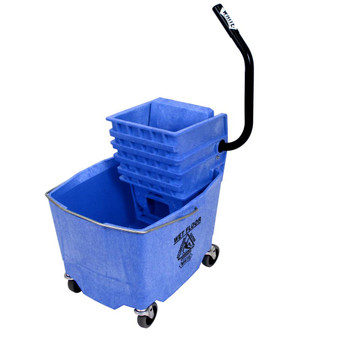 Premium Combo 6000 Blue Wringer and 2635 Bucket 26-35 qt. Blue, 1 per Case