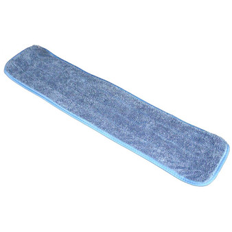 Wet Looped Microfiber Mop Pad 24 in. Blue, 12 per Pack, 10 Packs per Case