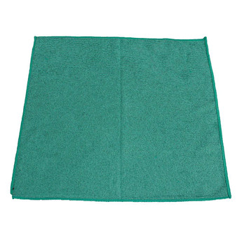 Lightweight Microfiber Cloth 16 in. x 16 in. Green, 12 per Pack, 20 Packs per Case