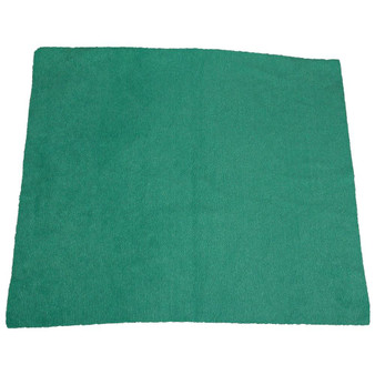 Edgeless Light Weight Microfiber Cloth 16 in. x 16 in. Green, 12 per Pack, 20 Packs per Case