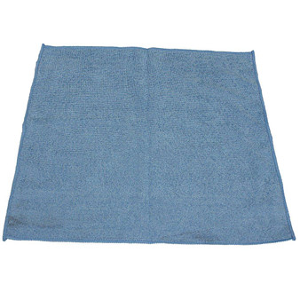 Lightweight Microfiber Cloth 16 in. x 16 in. Blue, 12 per Pack, 20 Packs per Case