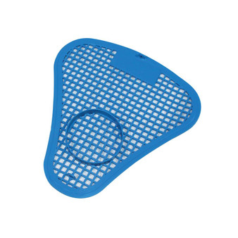 Urinal Screen with Block Holder, Unscented Blue, 50 per Case