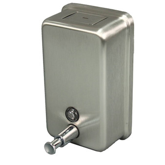 Stainless Steel Horizontal 40  oz. Soap Dispenser