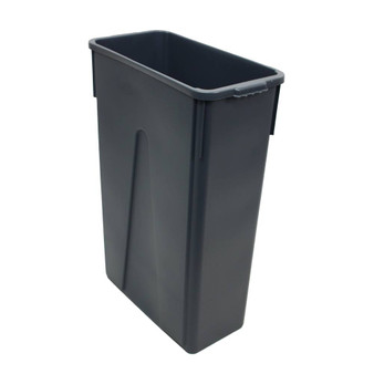 Value-Plus Slim Container 23 Gallon Gray, 4 per Case