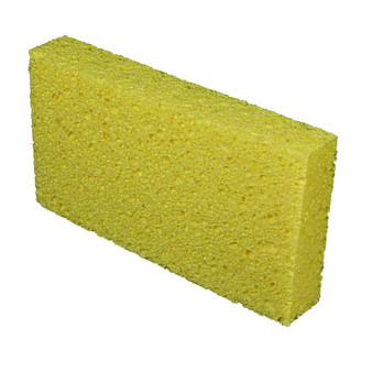 Cellulose Sponge Small Yellow, 6 per Pack, 8 Packs per Case