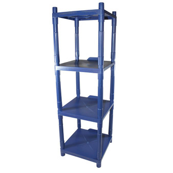 Stack Rack 4 Tier Shelf Blue, 1 per Case