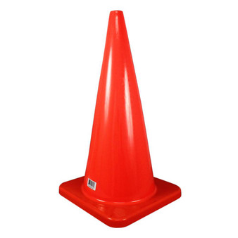 Safety Cone, Wide Body Design 18 in. Orange, 6 per Case