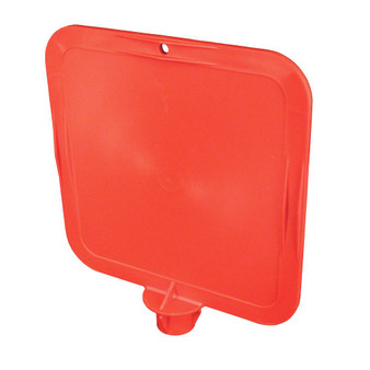 Lock-In Sign for Four-Sided Wet Floor Cones 8 in. x 8 in. Red, 50 per Case