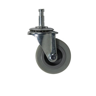 Caster Wheels 2 in. Gray, 4 per Pack, 25 Packs per Case