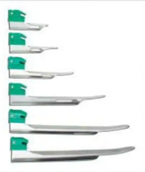 Select Greenline/D Fiber Optic Miller Laryngoscope Blade, Large Adult, Size 4, EA
