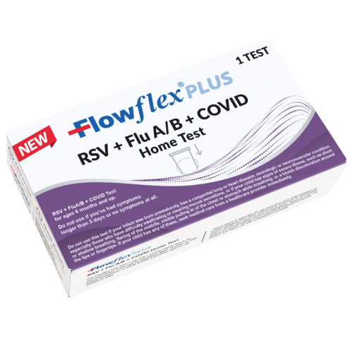 Respiratory Test Kit Flowflex Plus RSV / Flu A + B / COVID BX/1