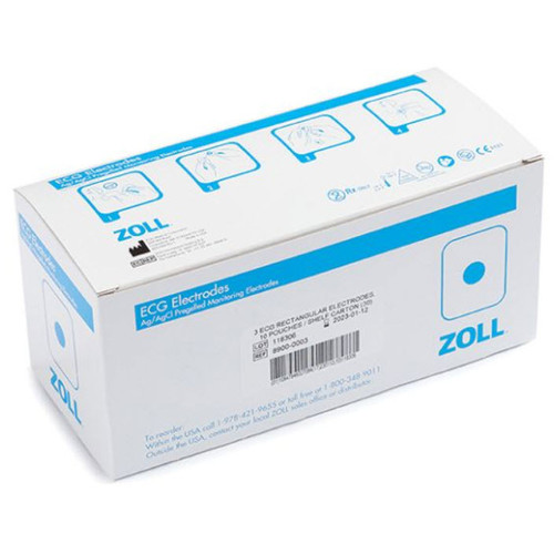 ZOLL ECG Rectangular Electrodes, 4PK Adult