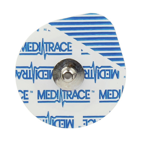 All Kendall™ Medi-Trace® electrodes have a high quality foam substrate that conforms easily to the skin to ensure electrical contact for consistent tracings. The patented conductive adhesive hydrogel provides additional adhesion, leaves no messy residue to clean up and is designed to stay fresh up to 45 days out of the package