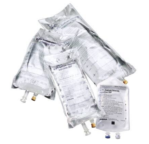 Sodium Chloride Injection IV Container 5% Dextrose and 0.45% 500ml, CS/24EA