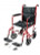 W/C TRANS CHAIR RED ALUM 17 E&J