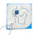 Cardiac Science Powerheart AED G3 PRO Polarized Adult Defibrillation Electrode Pads