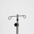 SS IV Pole W/thumb knob, 2-Hook Top, 6-leg SS Spider Base W/3" Ball Bearing Casters