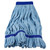 Wet Tube Microfiber Mop with Medium Canvas Headband 400g Blue, 12 per Case