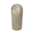 Plastic Bullet Indoor/Outdoor Receptacle 21 Gallon Beige, 1 per Case