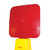 Lock-In Sign for Four-Sided Wet Floor Cones 8 in. x 8 in. Red, 50 per Case